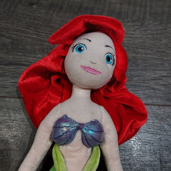 Disney Princess 2006 Mettel  Cindrella 15" Ariel 18" Plush Stuffed Doll Toy - Picture 11 of 16